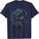 Alien Xenomorph Illustrated Poster T-Shirt - T-Shirt | Navy