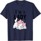 Aristocats, I'm a Lady Cat , Blue, S T-Shirt - T-Shirt | Navy