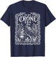 in My Crone Era Witchy Raven Cauldron T-Shirt - T-Shirt | Navy