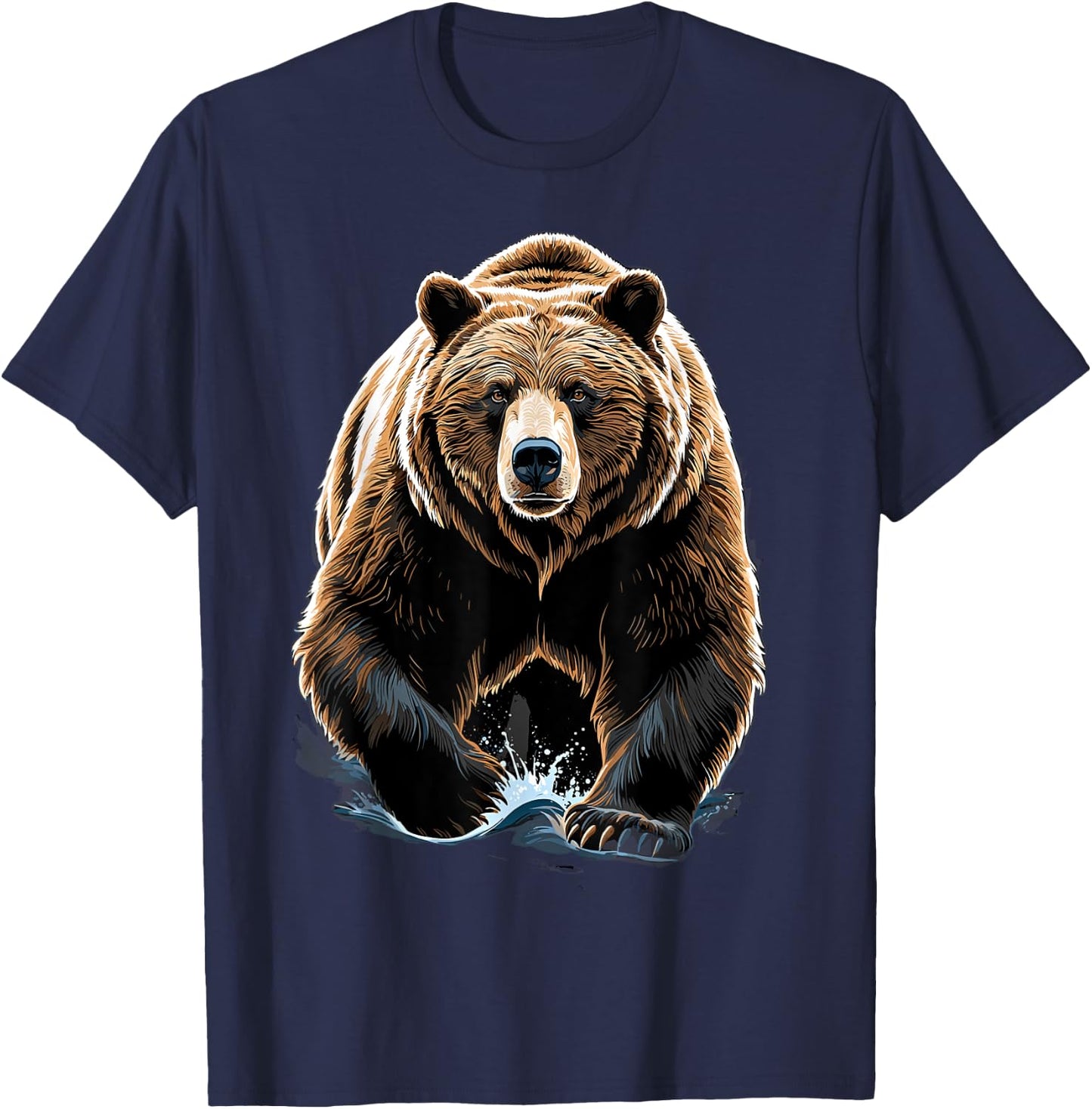 Grizzly Bär T-Shirt - T-Shirt | Navy