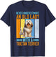 Never underestimate an old Lady with a Tibetan Terrier T-Shirt - T-Shirt | Navy