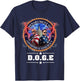 DOGE Department of Government Efficiency Trump 47th Elon , Black, S T-Shirt - T-Shirt | Navy