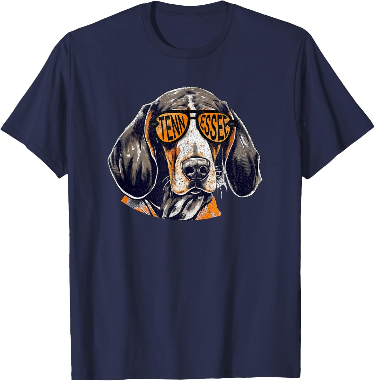 Tennessee Dog Sport Lovers | Tennessee Coonhound Fan T-Shirt - T-Shirt | Navy