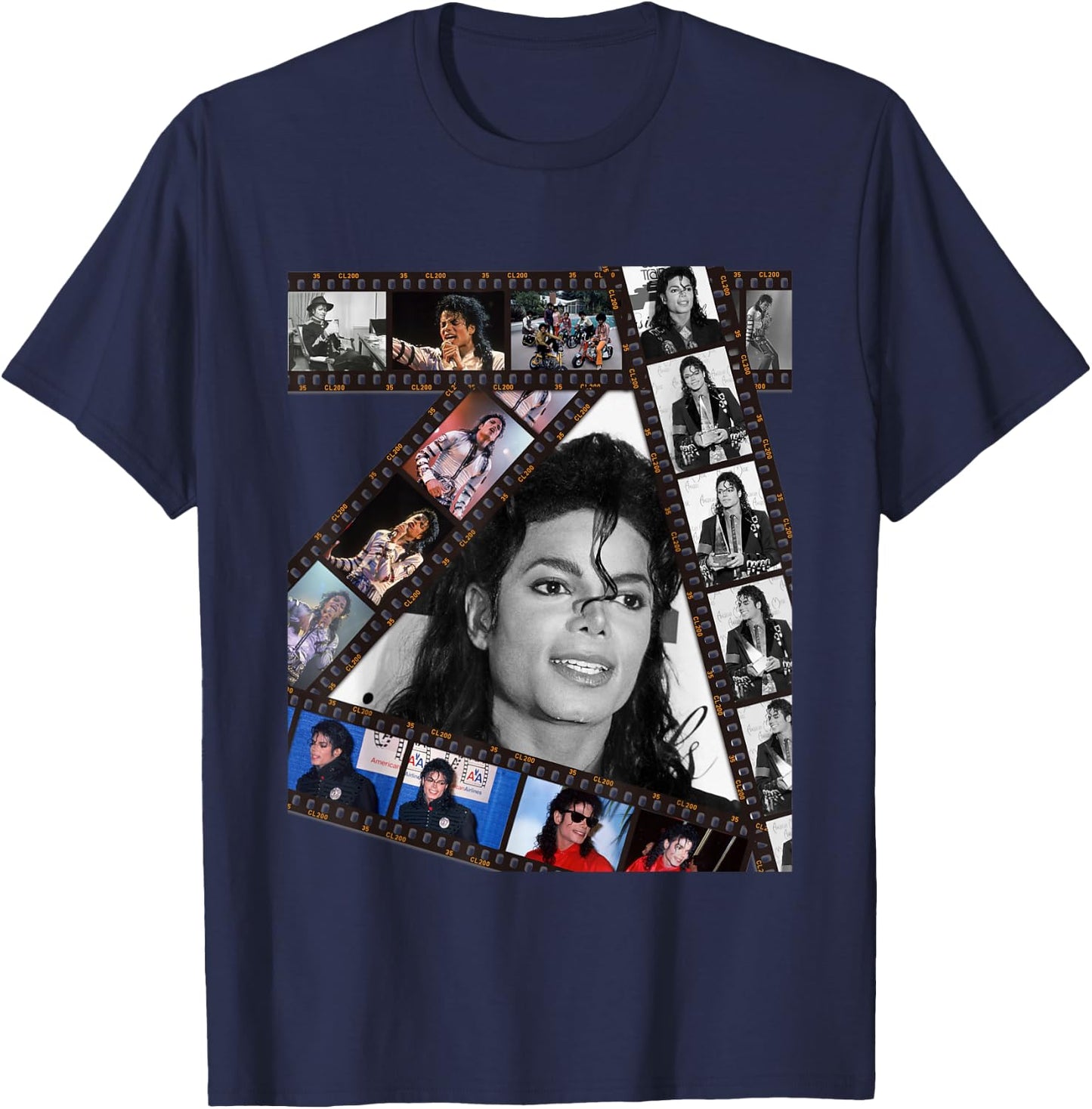MJ-002 , black T-Shirt - T-Shirt | Navy