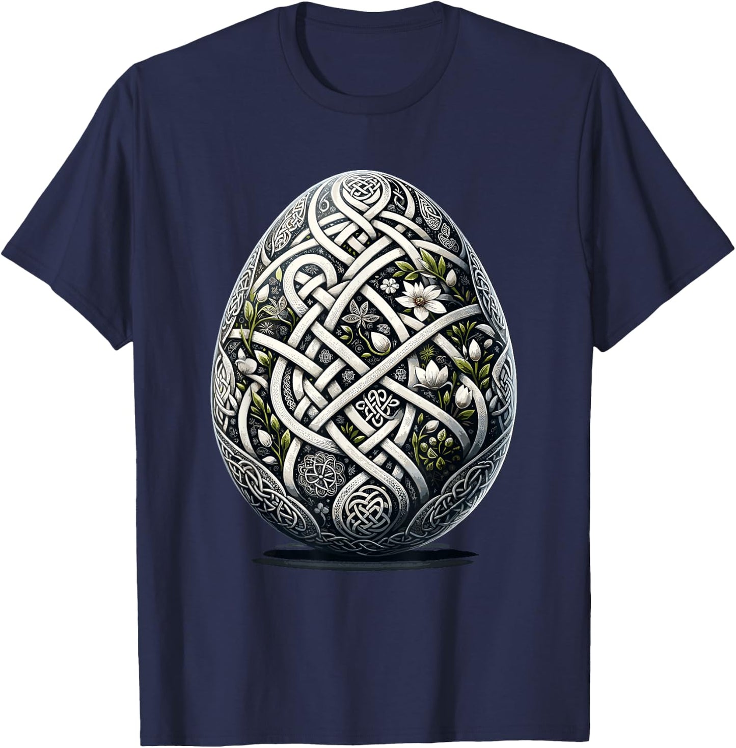 Easter Ostara Eostre Pagan Witchcraft Spring Moon T-Shirt - T-Shirt | Navy