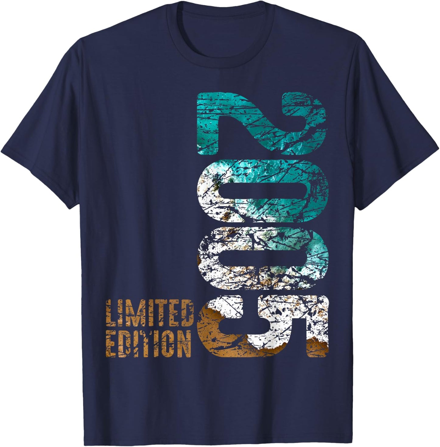 21. Geburtstag Mann Frau 21 Jahre 2005 Deko Geschenk Lustig T-Shirt - T-Shirt | Navy