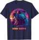 Funny Polish Beaver Meme Bóbr Bober T-Shirt - T-Shirt | Navy