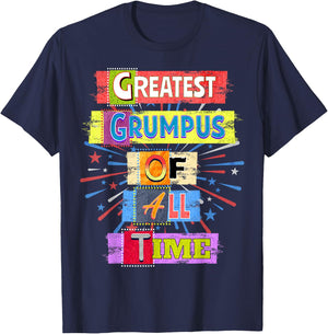 Greatest Grumpus Of All Time GOAT World's Best Cute T-Shirt - T-Shirt | Navy