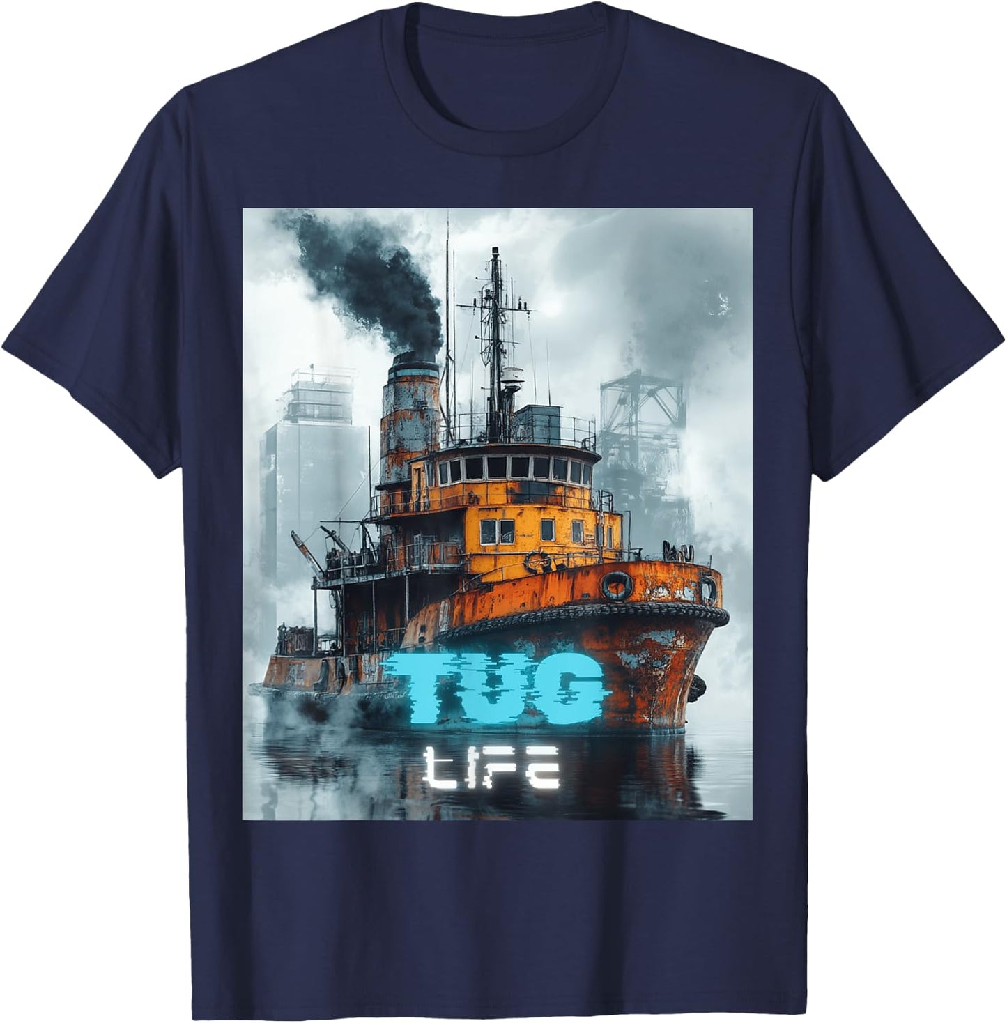Tug Life 2 T-Shirt - T-Shirt | Navy