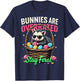 Bunnies Are Overrated Stay Feral Funny Possum Easter T-Shirt - T-Shirt | Navy