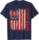 Flight Medic USA American Flag Air Flight Paramedic FP-C T-Shirt - T-Shirt | Navy