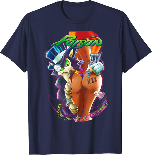 Poison - Tattoo Artist T-Shirt - T-Shirt | Navy