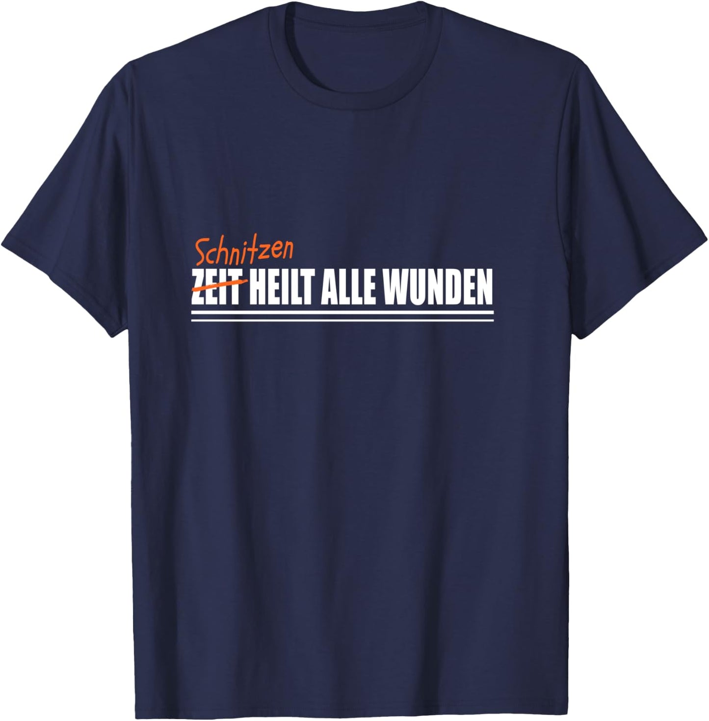 SCHNITZEN SCHNITZEN Langarmshirt T-Shirt - T-Shirt | Navy