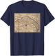 Old Battle of Verdun Map (1924) T-Shirt - T-Shirt | Navy