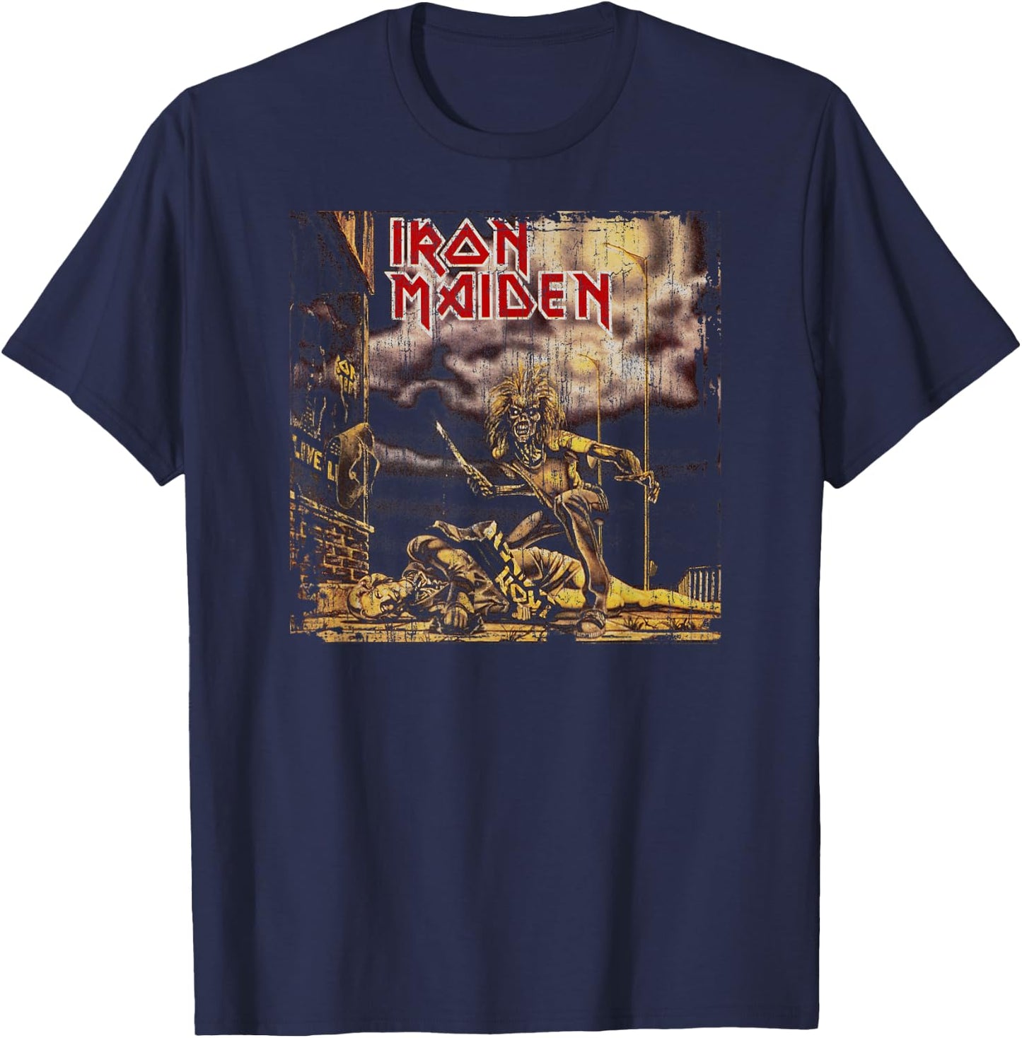 Iron Maiden - Sanctuary T-Shirt - T-Shirt | Navy