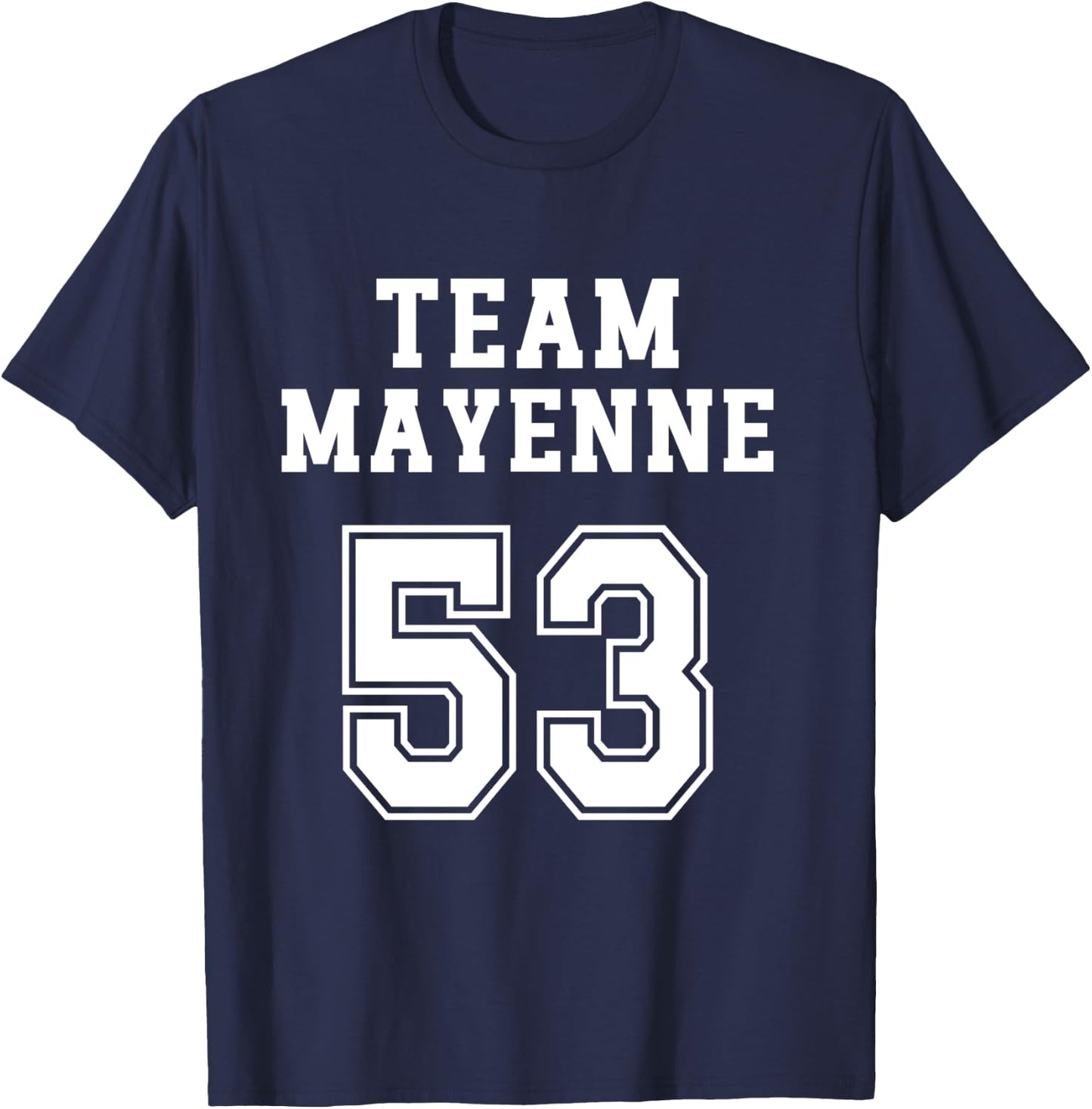 Mayenne Humour Mayennais Team Pays de la Loire Region , Black, S T-Shirt - T-Shirt | Navy