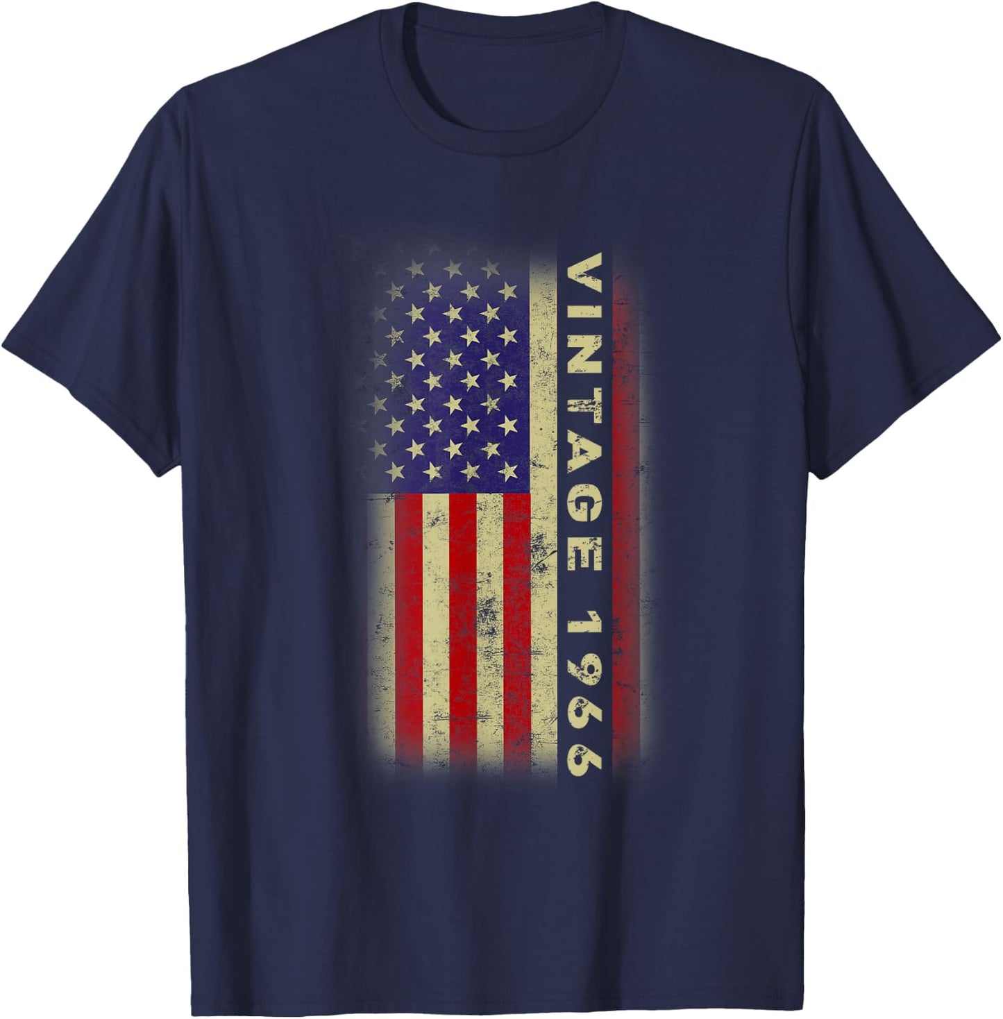 Vintage 1966 Cool 59 Year Old Bday Men Women 59th Birthday T-Shirt - T-Shirt | Navy