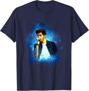 Zayn Malik One Direction Murrayfield Stadium 2014 , Black, S T-Shirt - T-Shirt | Navy
