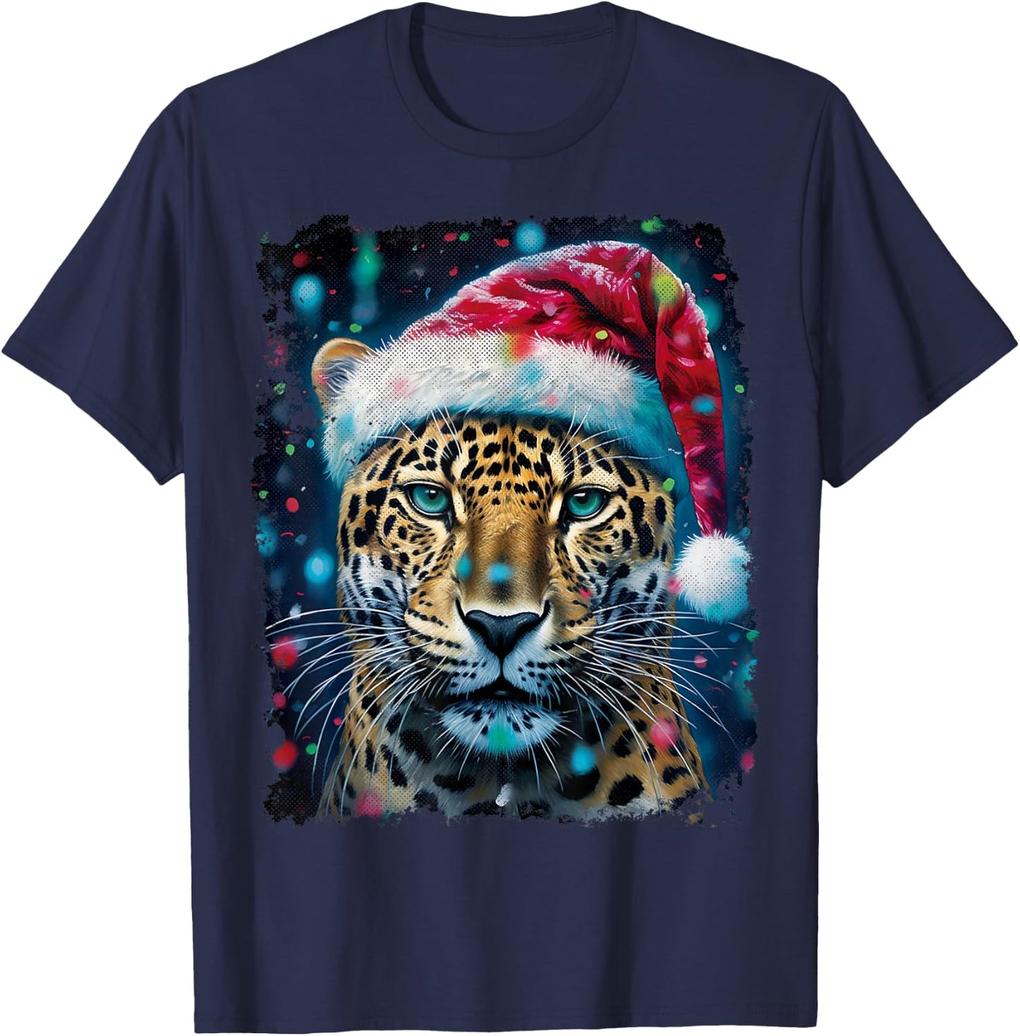 Vintage Jaguar Christmas T-Shirt - T-Shirt | Navy
