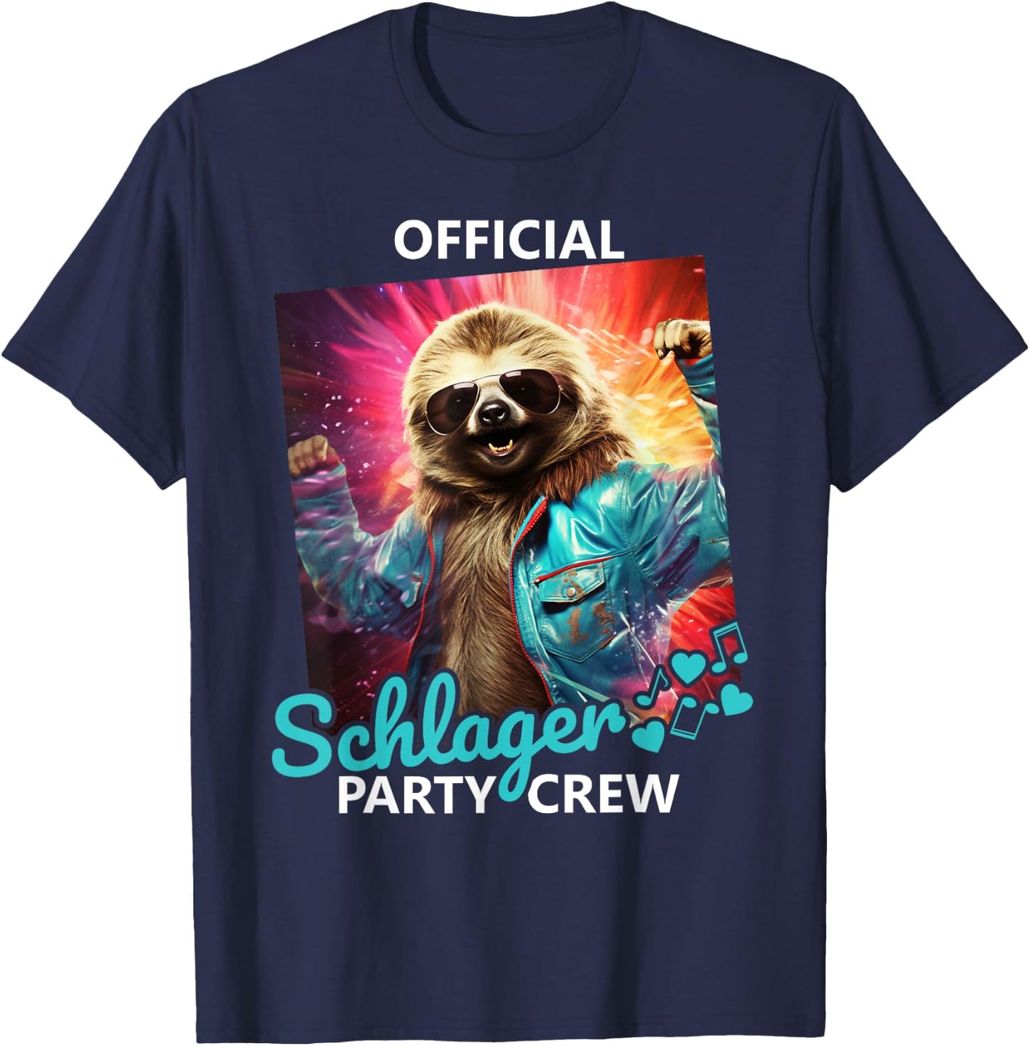 Official Schlager Party Crew T-Shirt - T-Shirt | Navy