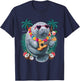 manatee Hawaiian Summer Tropical Manatees T-Shirt - T-Shirt | Navy