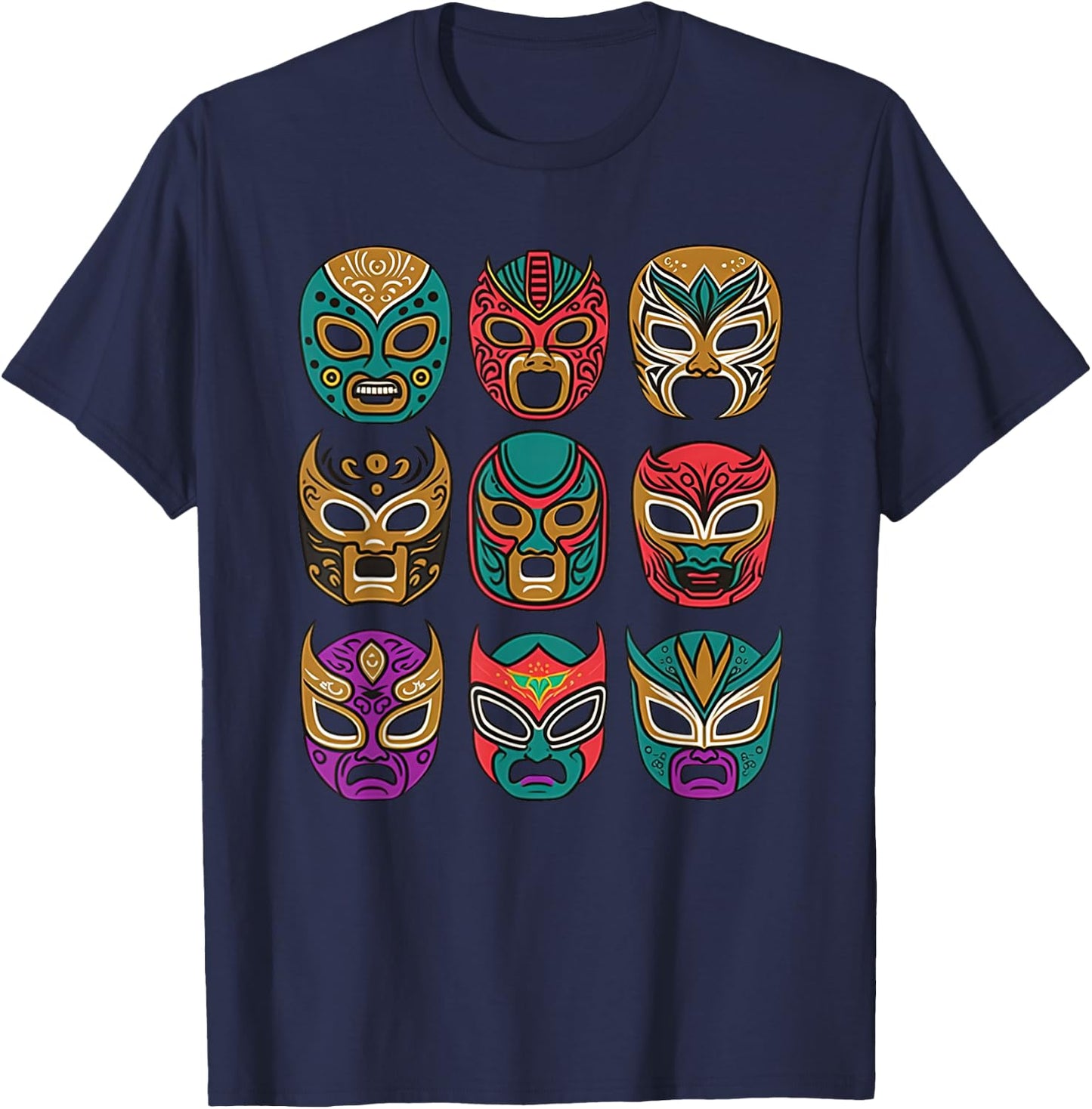 Vintage Wrestling - Retro Lucha Libre T-Shirt - T-Shirt | Navy