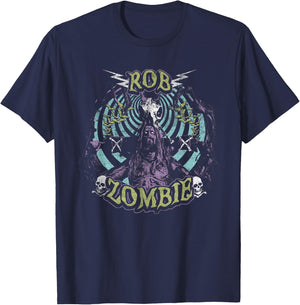 Rob Zombie Fall Spiral T-Shirt - T-Shirt | Navy