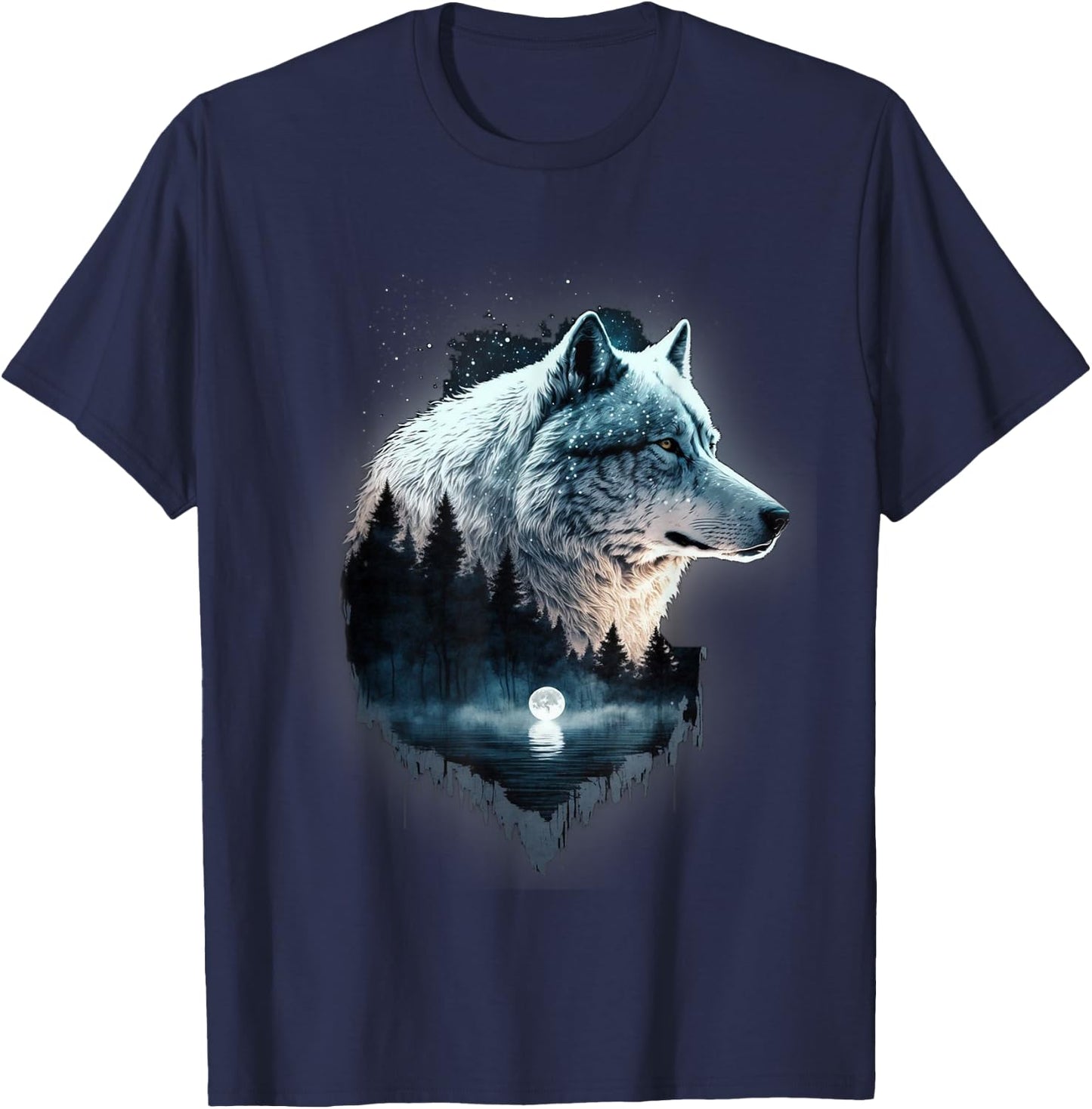 Kids Wolf Women's Wolf Girl Wolf Costume Love Wolf , black T-Shirt - T-Shirt | Navy