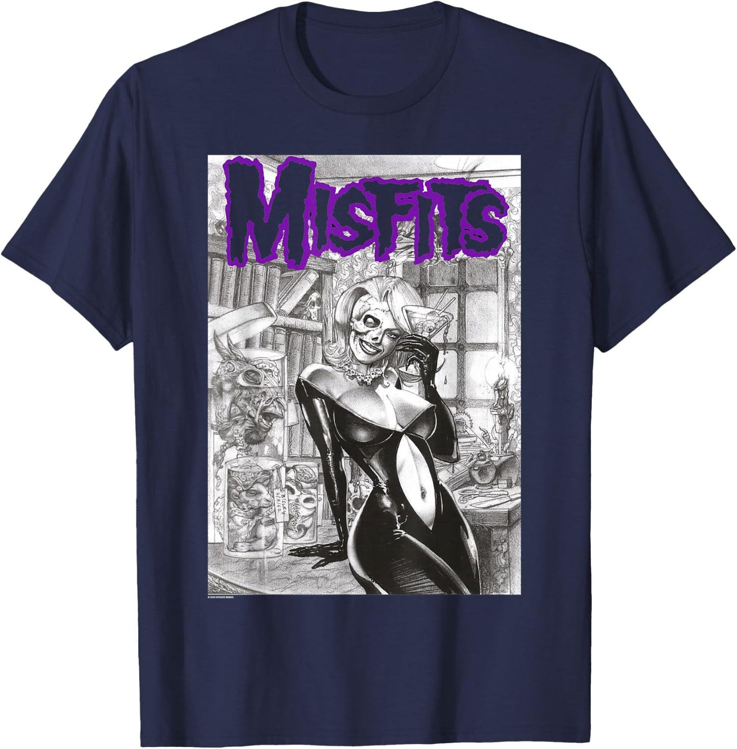 Misfits Darling , black T-Shirt - T-Shirt | Navy