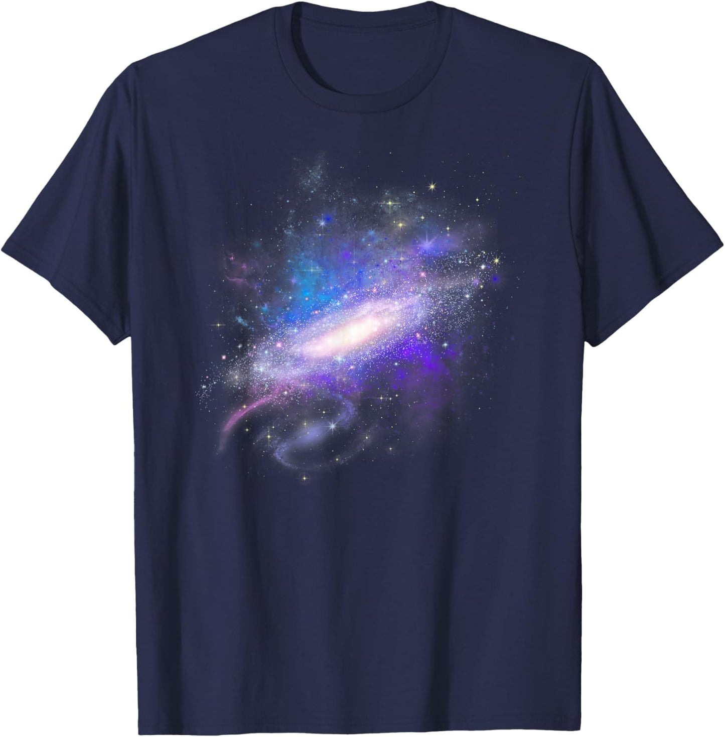 Galaxy Space Planets Universe Stars Moon Astronomer , black T-Shirt - T-Shirt | Navy
