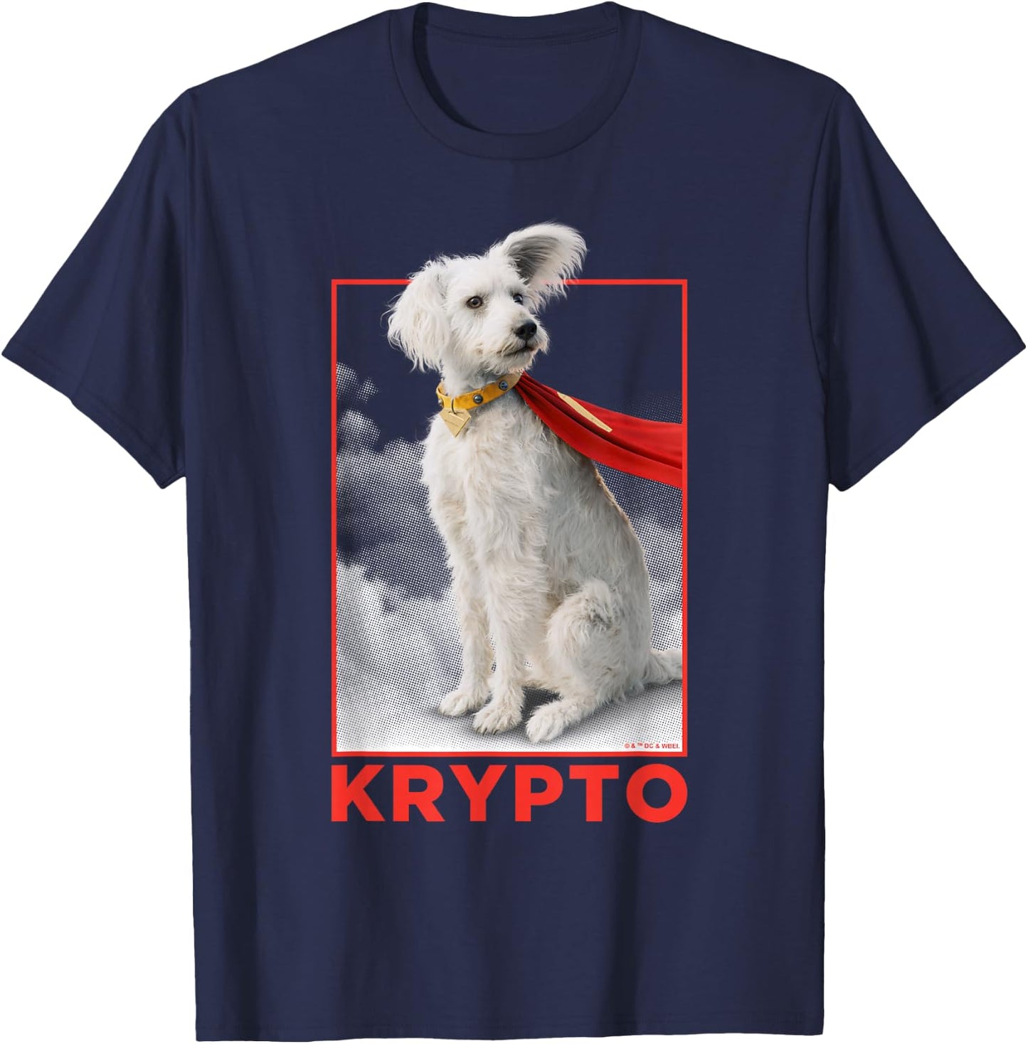Superman (2025) Krypto Good Dog T-Shirt - T-Shirt | Navy