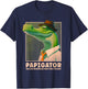 Papigator Cool Lustig Bester Vater Vatertag Super Papa T-Shirt - T-Shirt | Navy