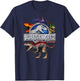 Jurassic World Evolved Dino Grid T-Rex T-Shirt - T-Shirt | Navy