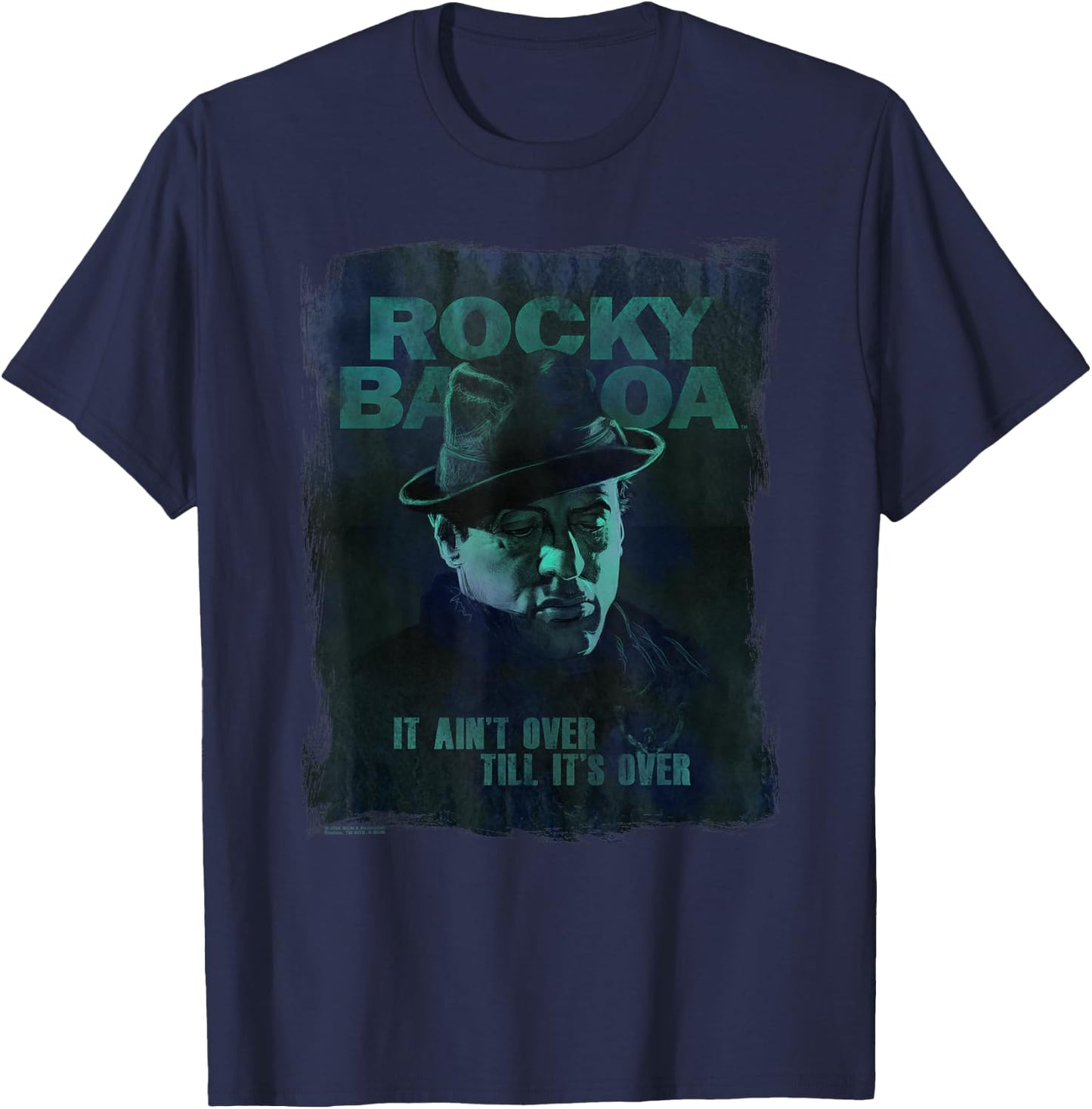 Rocky Balboa It Ain't Over Till It's Over T-Shirt - T-Shirt | Navy