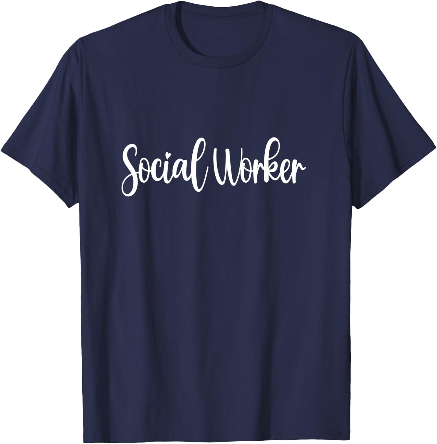 Social Worker Men Women Retro Social Worker T-Shirt - T-Shirt | Navy