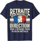 Retirement 2025 Man Retired 2025 , Black, S T-Shirt - T-Shirt | Navy