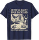 Protect Our National Parks or We'll Haunt Your Backyard T-Shirt - T-Shirt | Navy