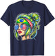 Half American Half Brazilian USA Flag Brazil America T-Shirt - T-Shirt | Navy