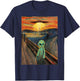 Alien Scream Painting T-Shirt - T-Shirt | Navy