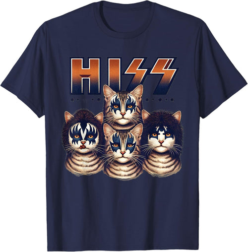 Hiss Cats Rock Kittens Rocking For Cat Lover Cat Mom Cat Dad