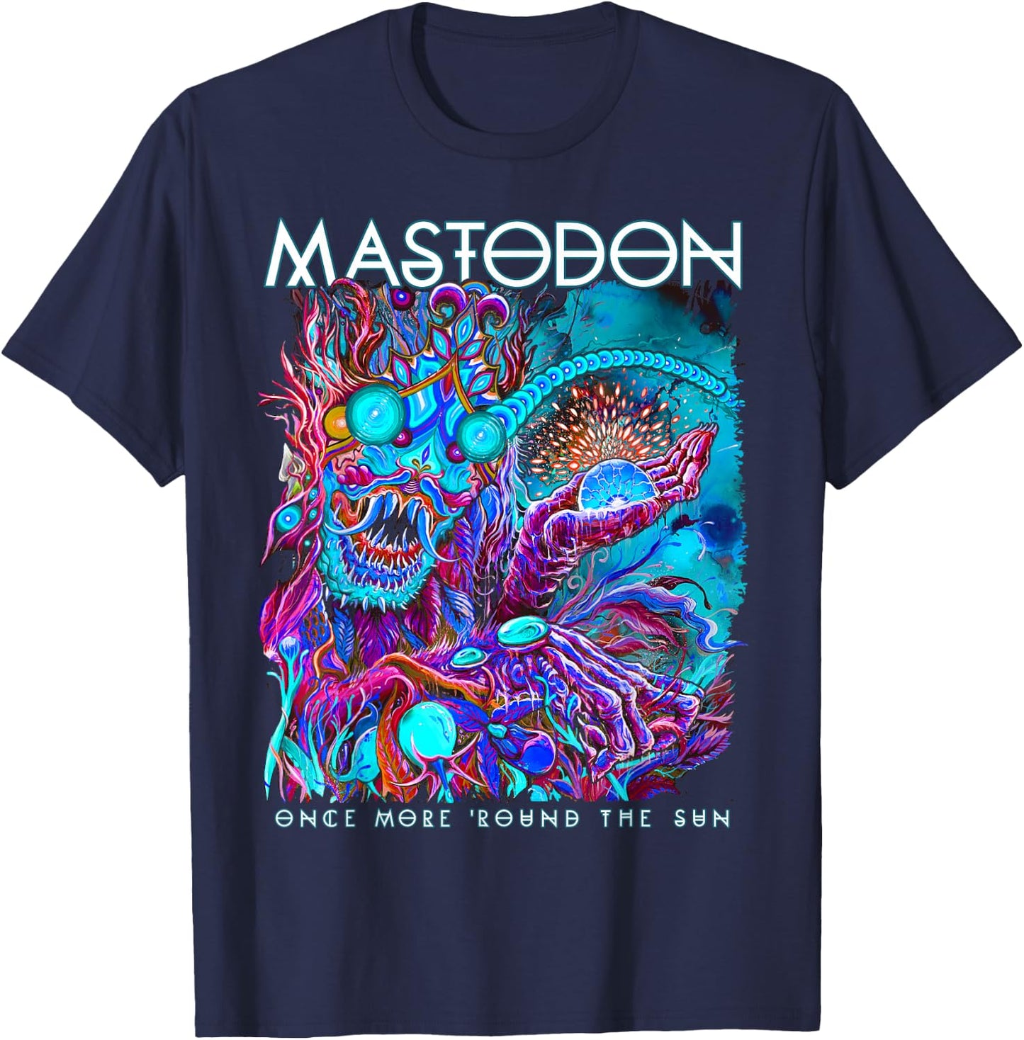 Mastodon – OMRTS Blue Beast , Black, S T-Shirt - T-Shirt | Navy