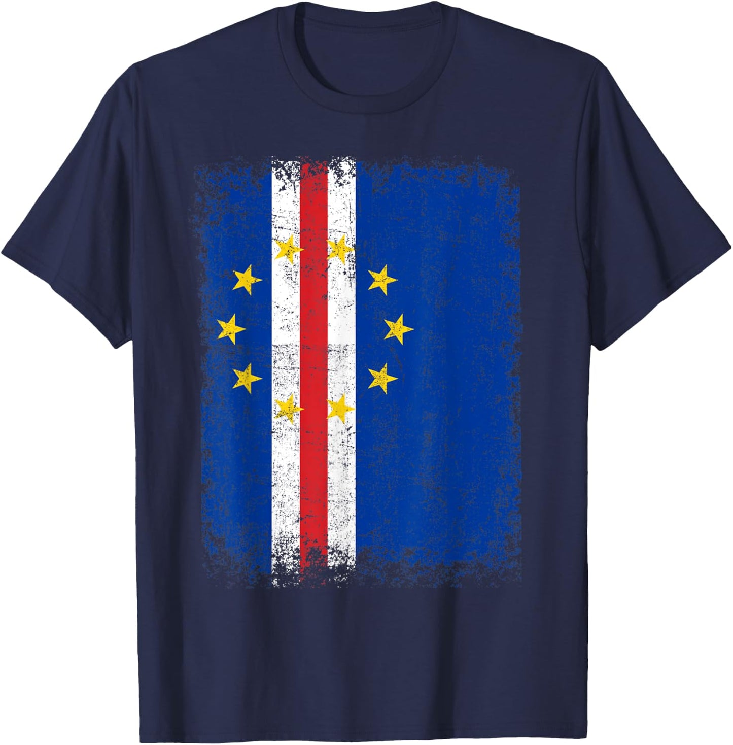 Cabo Verde Flag Cabo Verde Gifts Love Cabo Verde T-Shirt - T-Shirt | Navy
