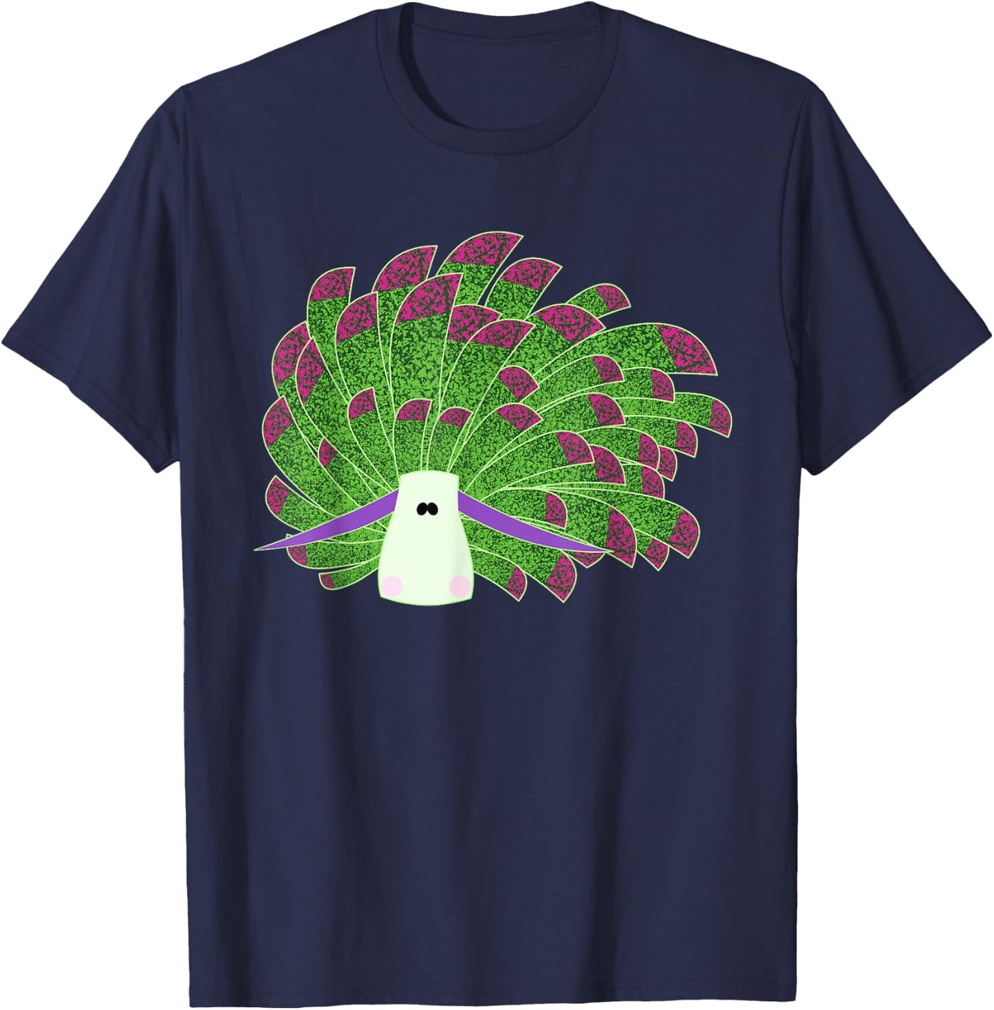 Costasiella kuroshimae leaf sheep Nudibranchs Nudibranch T-Shirt - T-Shirt | Navy