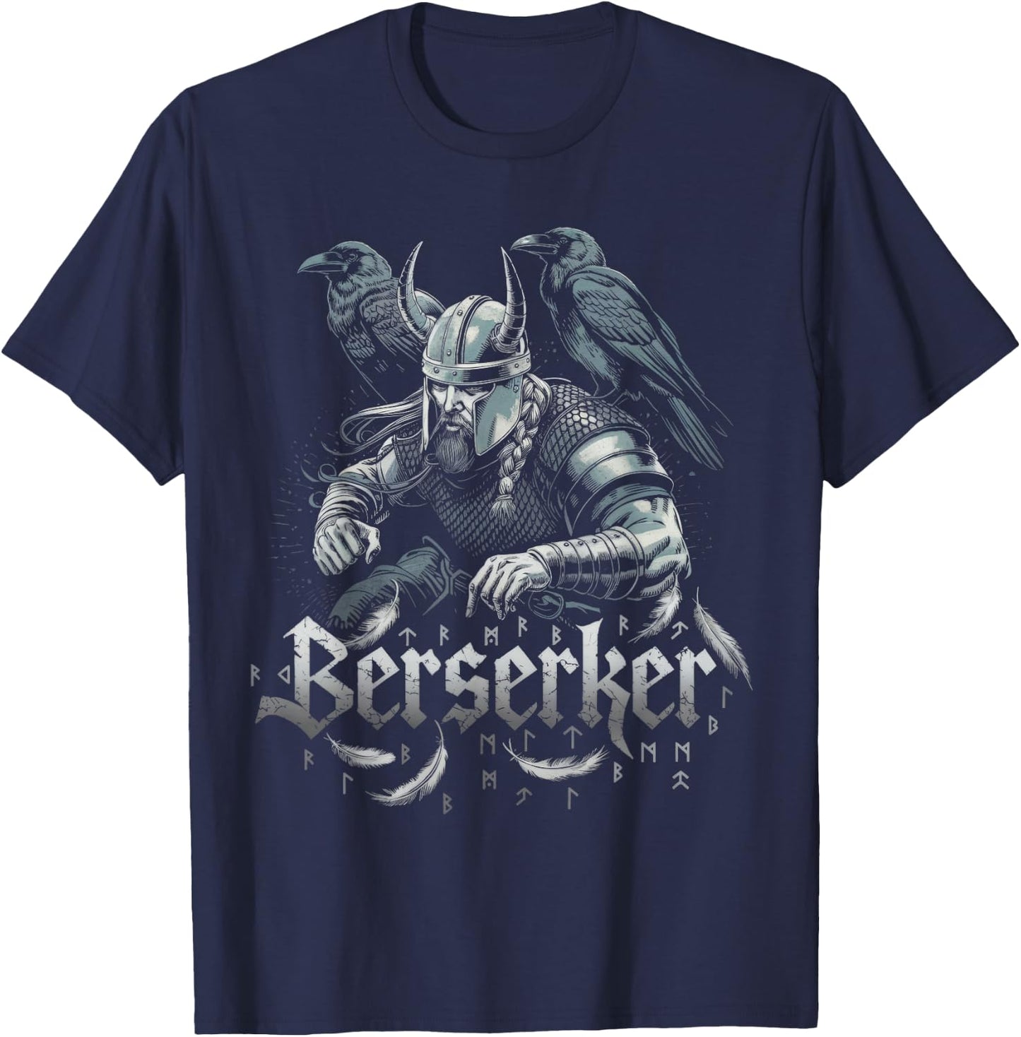 Berserker Norse Mythology Berserker Viking T-Shirt - T-Shirt | Navy