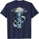 Streetwear Aesthetic Japanese Backprint Vaporwave Fashiom , Black, S T-Shirt - T-Shirt | Navy