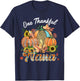 One Thankful Nana Pumpkin Fall Autumn Thanksgiving Grandma T-Shirt - T-Shirt | Navy