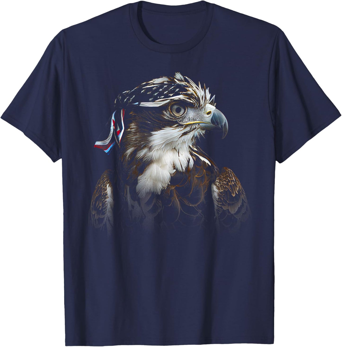 Birds of Prey , Osprey Hawk T-Shirt - T-Shirt | Navy