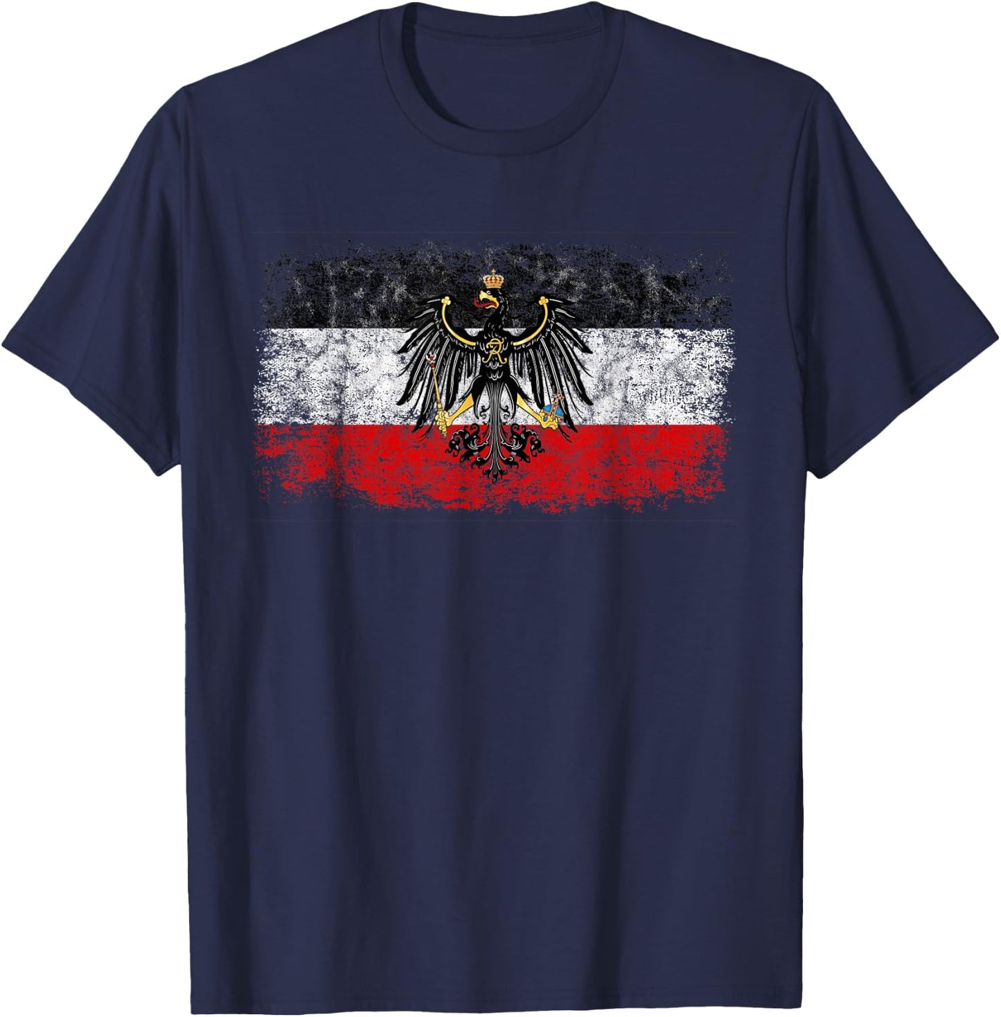 Reichsadler German Reich SWR V2 , black T-Shirt - T-Shirt | Navy