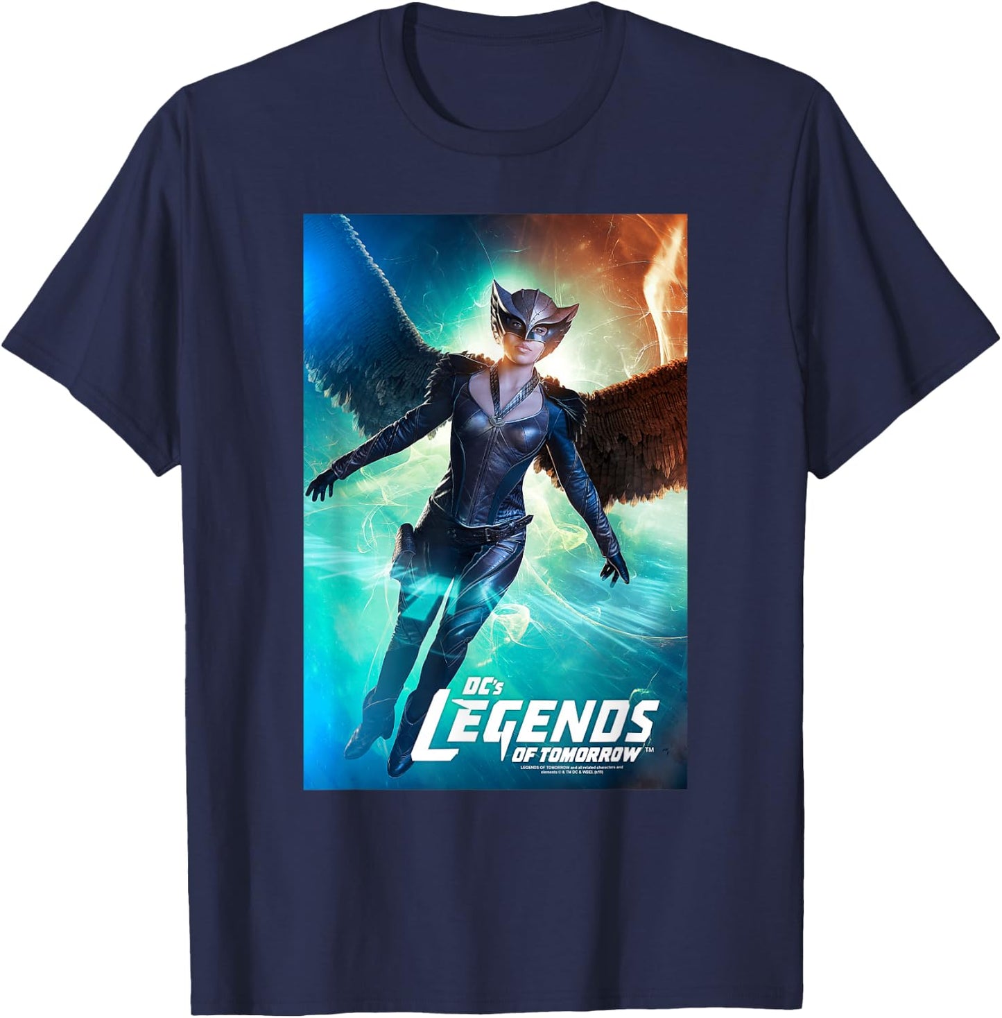 Legends of Tomorrow Hawkgirl Poster T-Shirt - T-Shirt | Navy