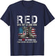 On Friday We Wear Red Military R.E.D Friday Military T-Shirt - T-Shirt | Navy